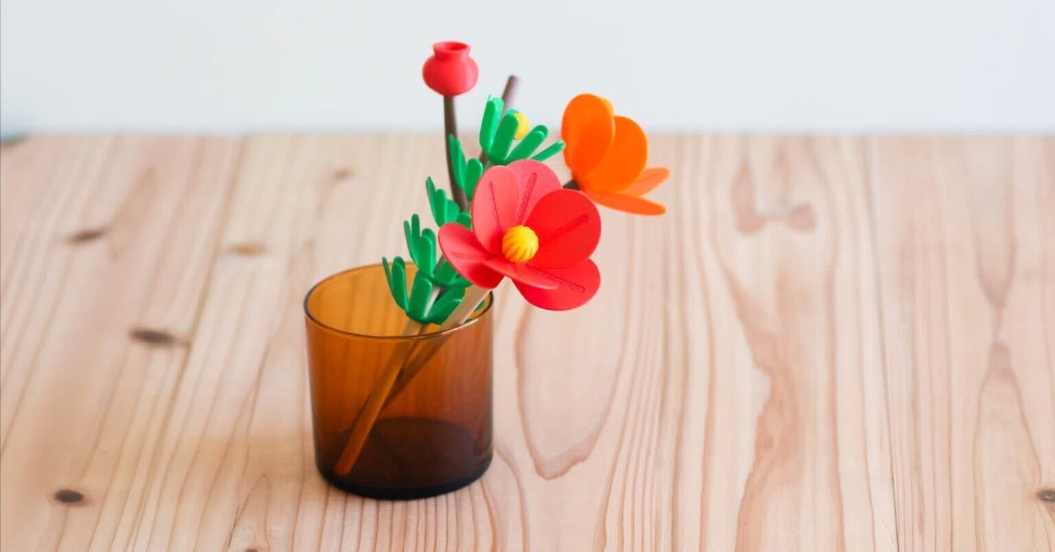 お花作った｜ふしぎデザイン