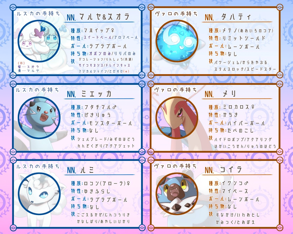 丸瀬そのこ　maruse sonoko ◇キャラ紹介(ルスカ&ヴァロ)｜狛織アオ