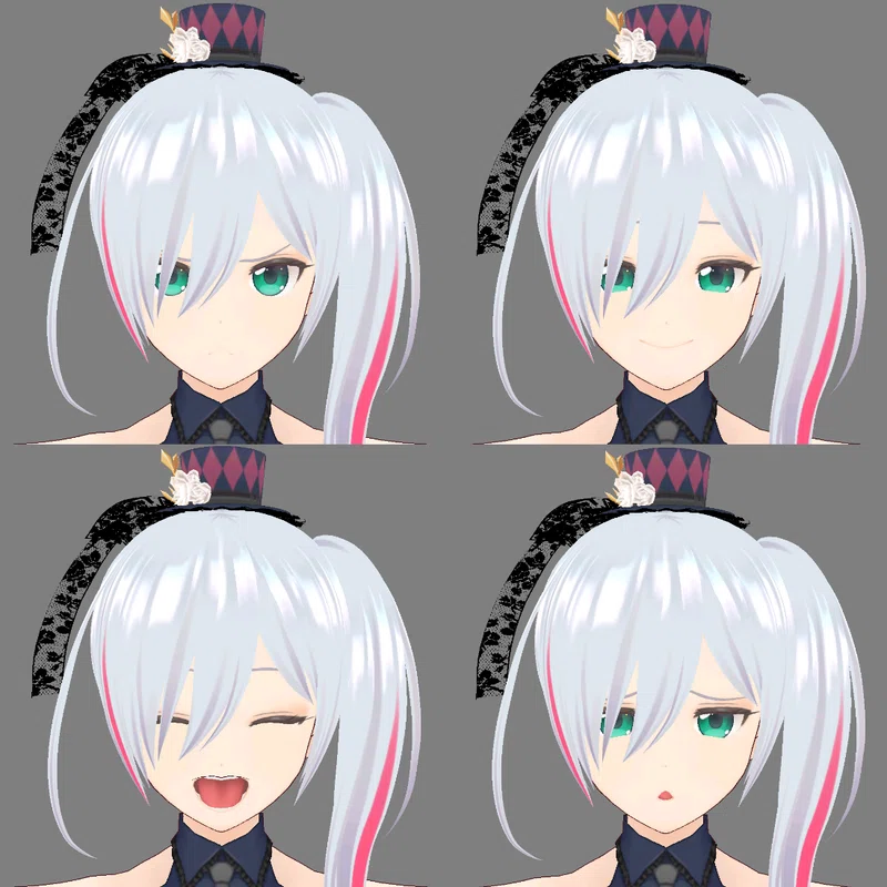 Vroid Studio製モデルには実は表情が6つある 牙も生やせるし2種類もある これらの使い方と調整の方法 友黎火のnote Note