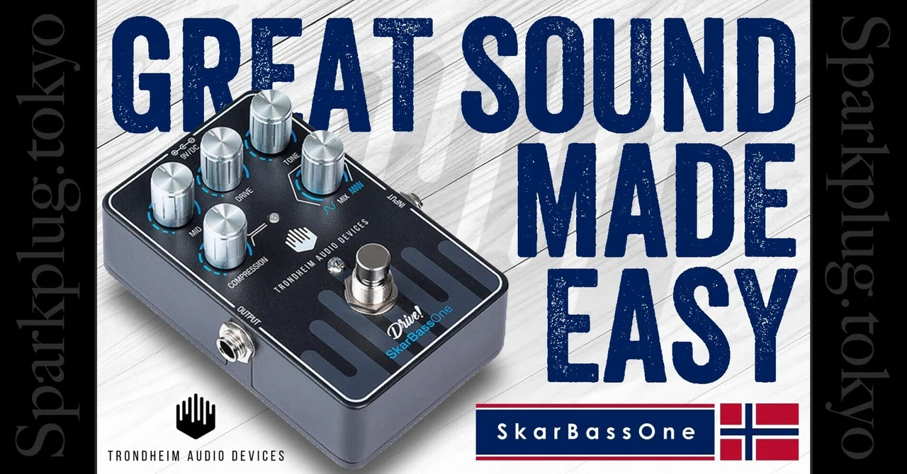 Trondheim Audio SkarBassOne ベースプリアンプ Trondheim Audio SkarBassOne ベースプリアンプ