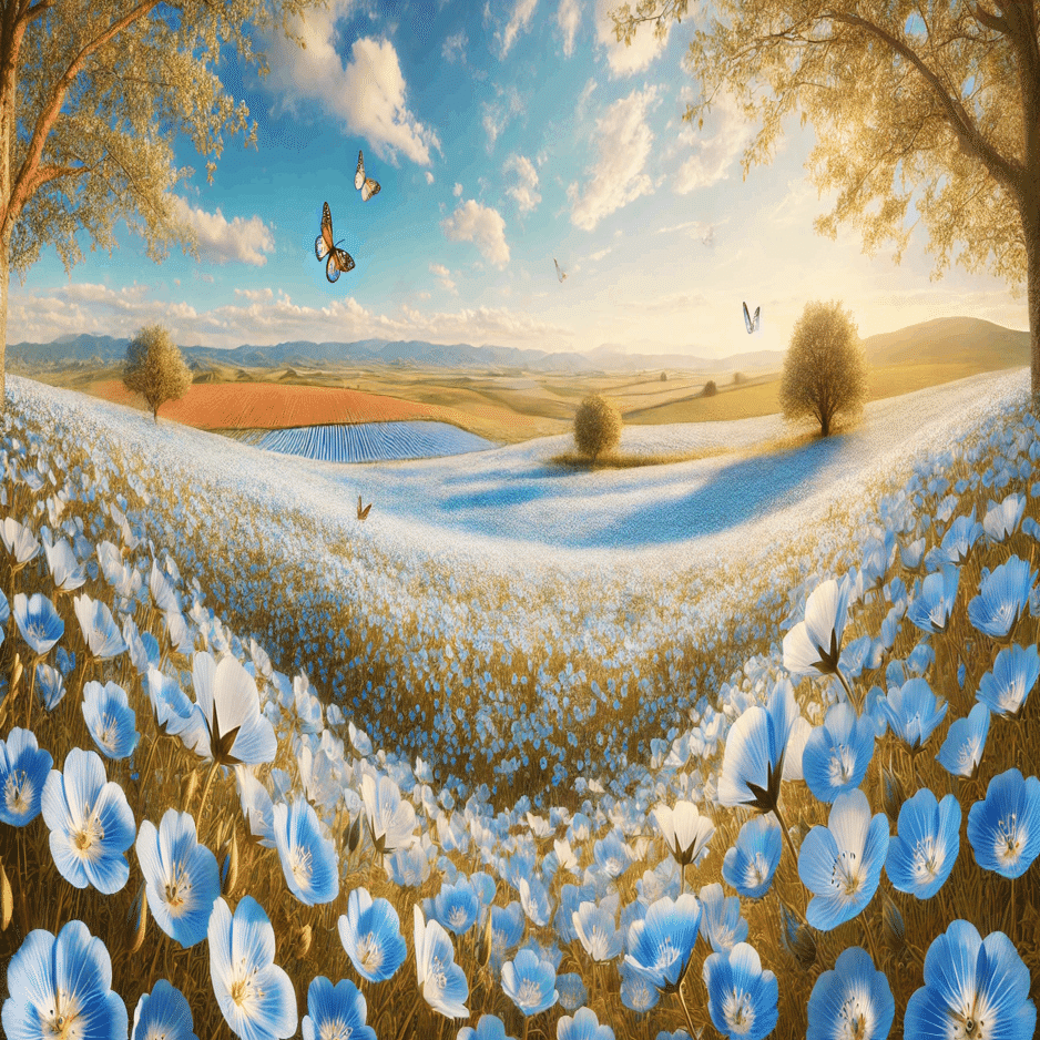 1月28日の誕生花 「ネモフィラ」｜Natsu1