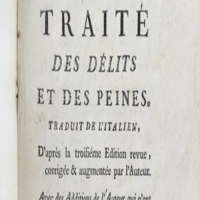 洋書 ／ ヨーロッパ刑法 イタリア啓蒙主義者による近代ヨーロッパの刑法思想の基礎となった作品