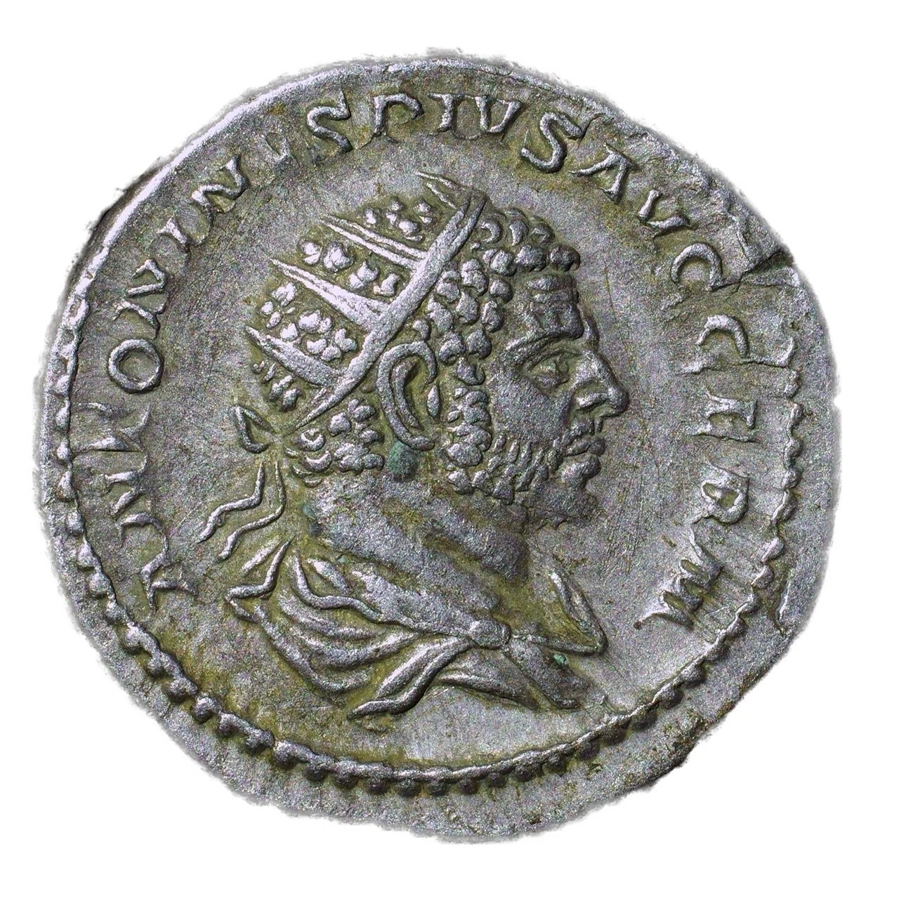 【VF希少美品】古代ローマ フィリップス1世 アントニニアヌス銀貨 OC古代ローマ フィリップス・アラブス銀貨アントニニアヌス OC古代