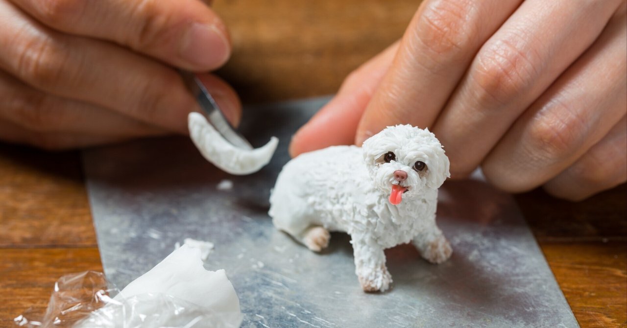 リアル犬 「うちのワンちゃん手のひらサイズ」｜ぴのきお工房