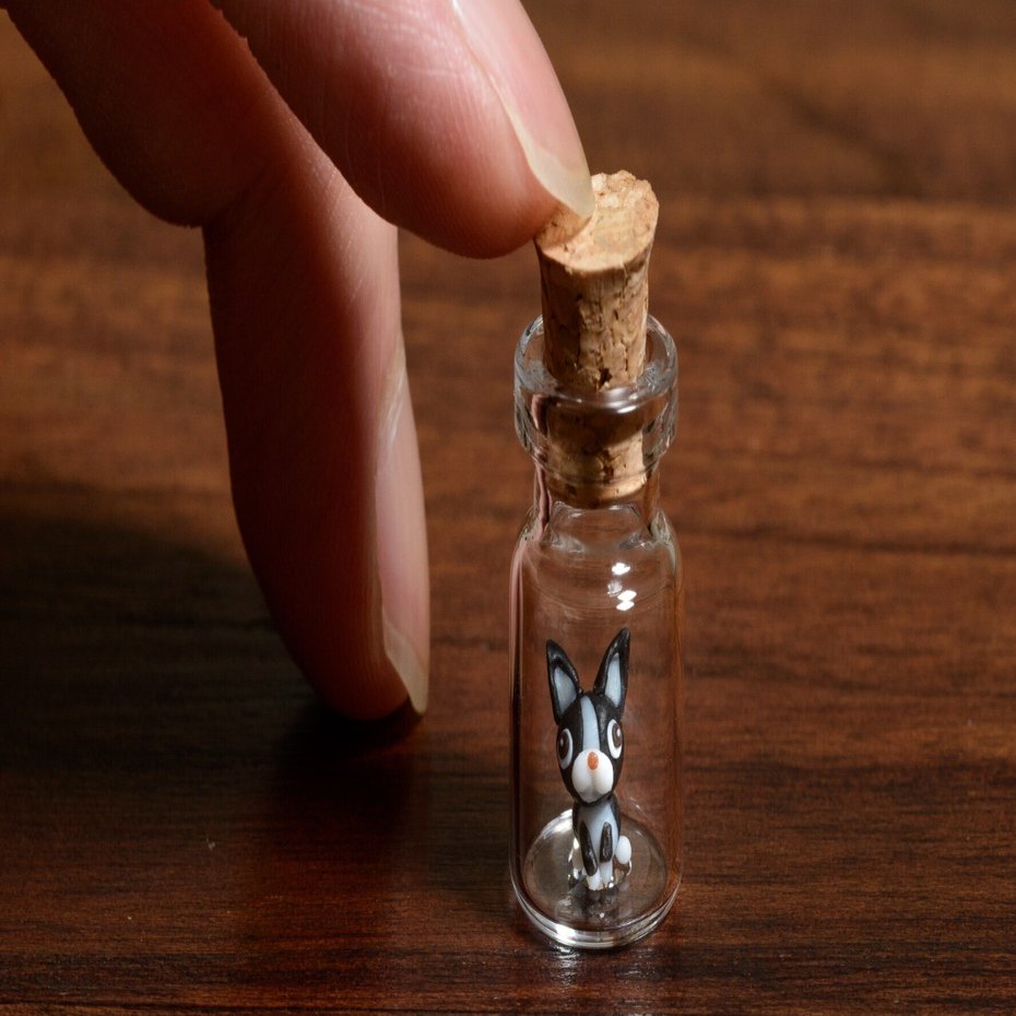 ビン入りワンちゃん｜ぴのきお工房