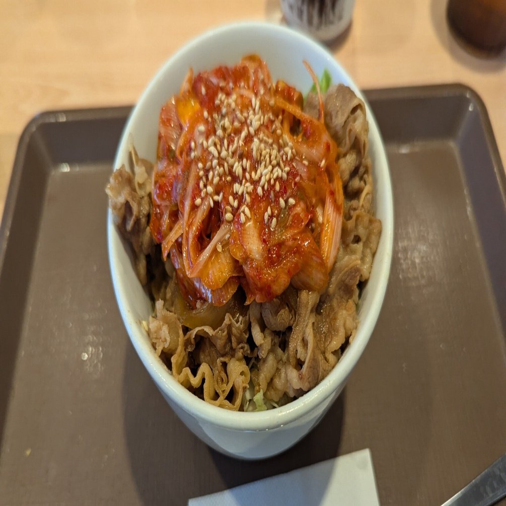 ランチはしばらく牛丼ライトにしてみようと思う｜小笠原 隼人