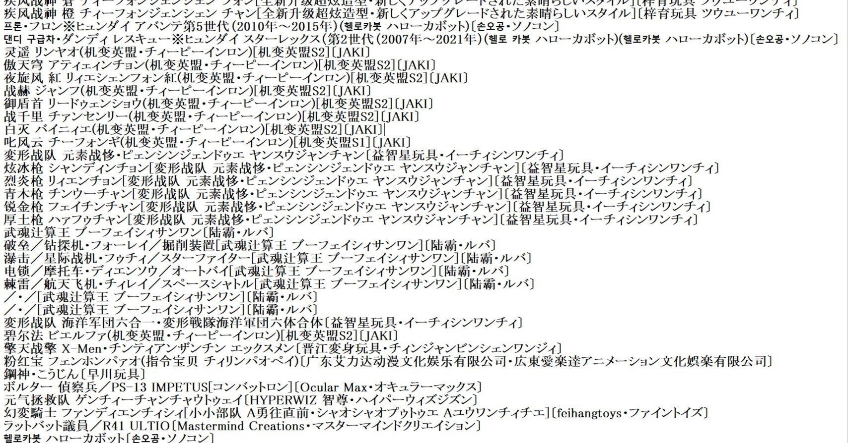 世界可変ロボコレクターの報告 新生02 2024年12月06日