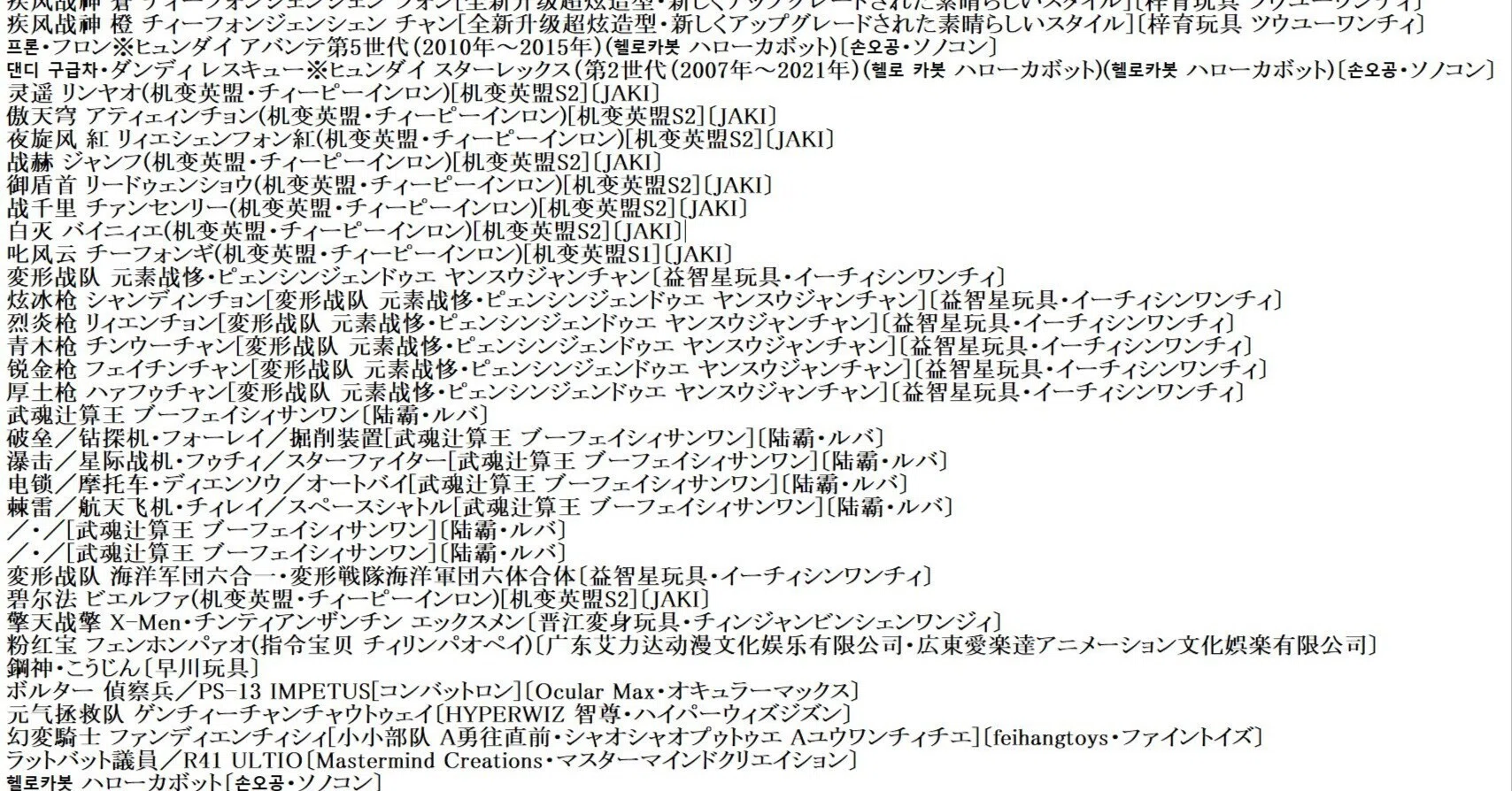 世界可変ロボコレクターの報告 新生02 2024年12月06日 データベース2千 世界可変ロボコレクターの報告 新生02 2024年12月06日 データベース2千