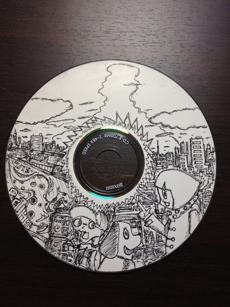 手書きのcdジャケっ 和範横江 Note