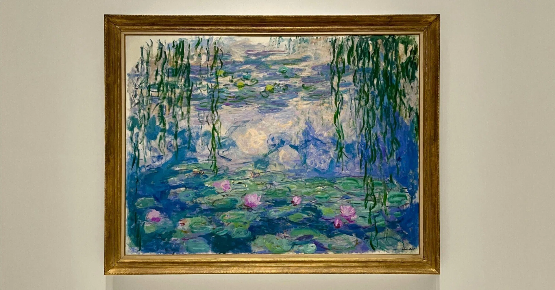 クロード・モネ ヴィンテージ ステンドグラス 睡蓮 ダラス美術館グラス