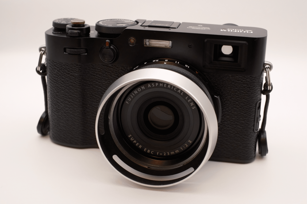【美品】FUJIFILM X100V 純正フードその他付属2100shots X100V】レンズフード選びに迷う〜実用性重視で選んでみた