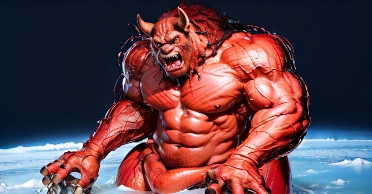 作画実験 赤鬼を作画させてみた｜美和