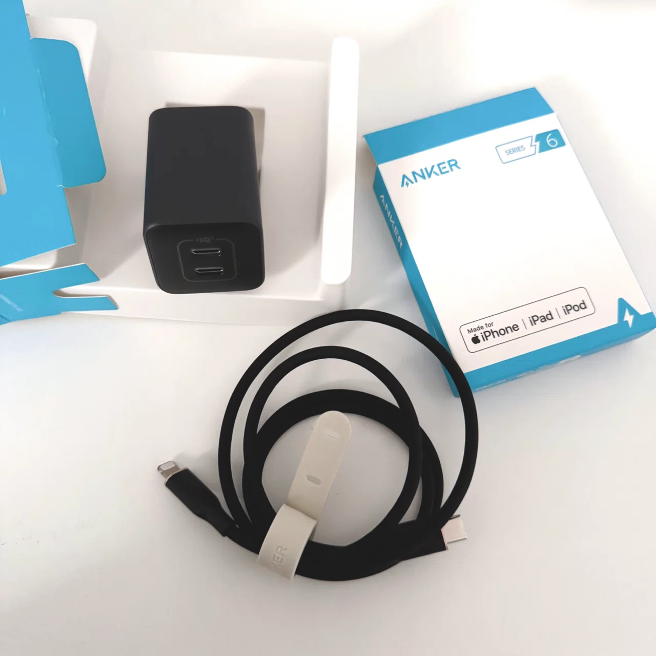 急速充電器】最新のiPhone充電対応！ANKER！｜マリン1