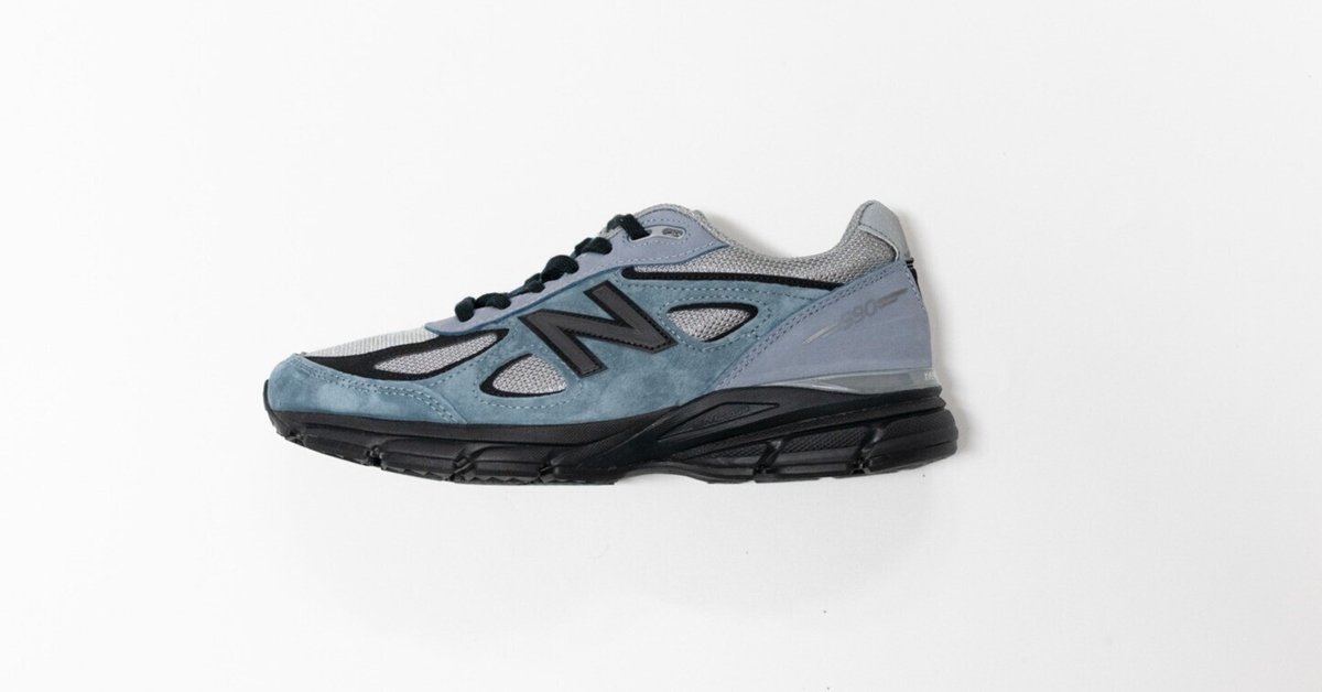 オーラリー×ニューバランスのスニーカーUSA製「990v4」ブルーや