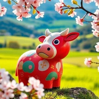 赤べこ：人生賛歌(じんせいさんか)＝Hymn to Life