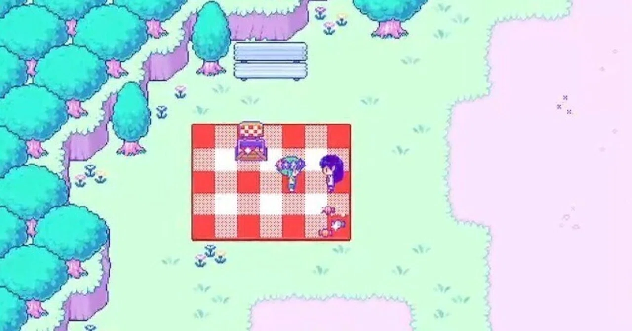 omori オモリ　バジル　マリ　ピクニック　デスクマット MARI'S PICNIC Desk Mat – OMOCAT