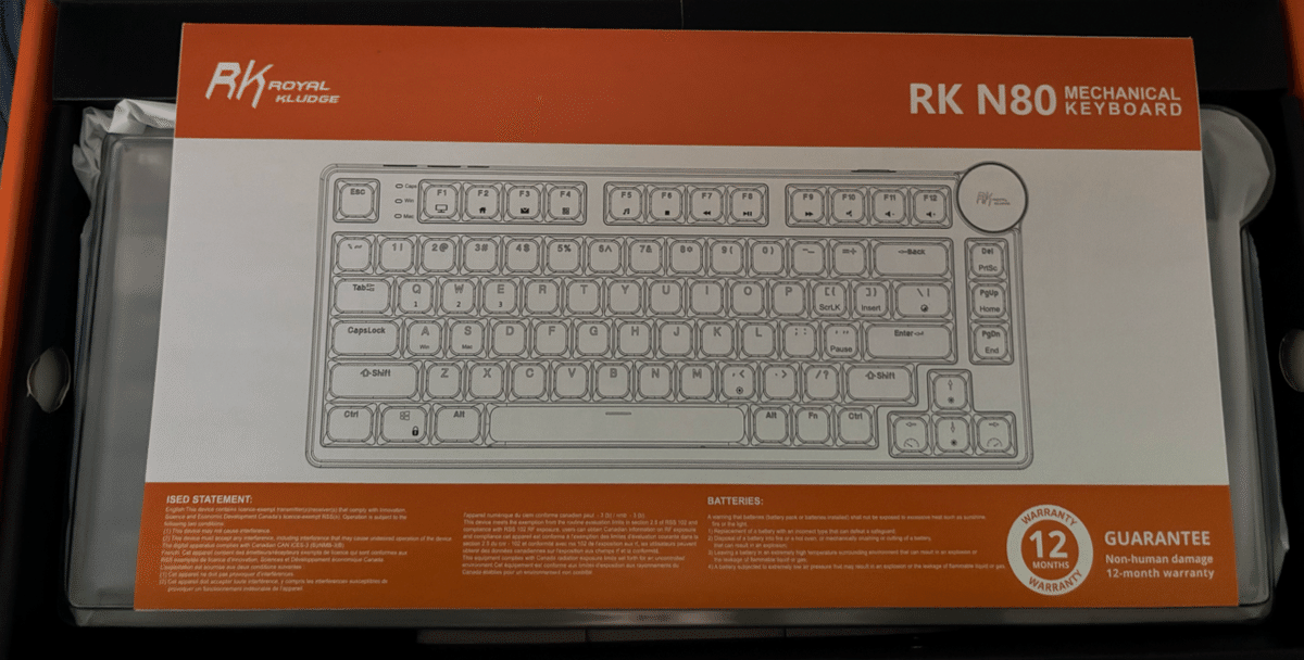 RK ROYAL KLUDGE N80を買ってみた｜saku