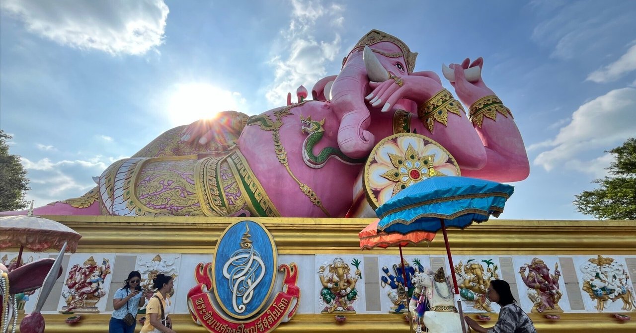 世界一周Vol.20】ピンクガネーシャ像へ行ってきた｜タイキ｜世界一周