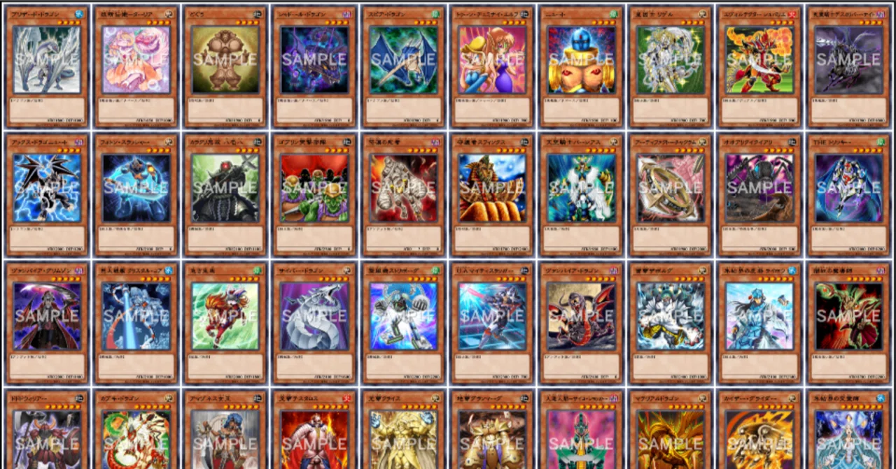 遊戯王OCG：「スタンダードドラフト」ドラフトプール紹介｜takuya