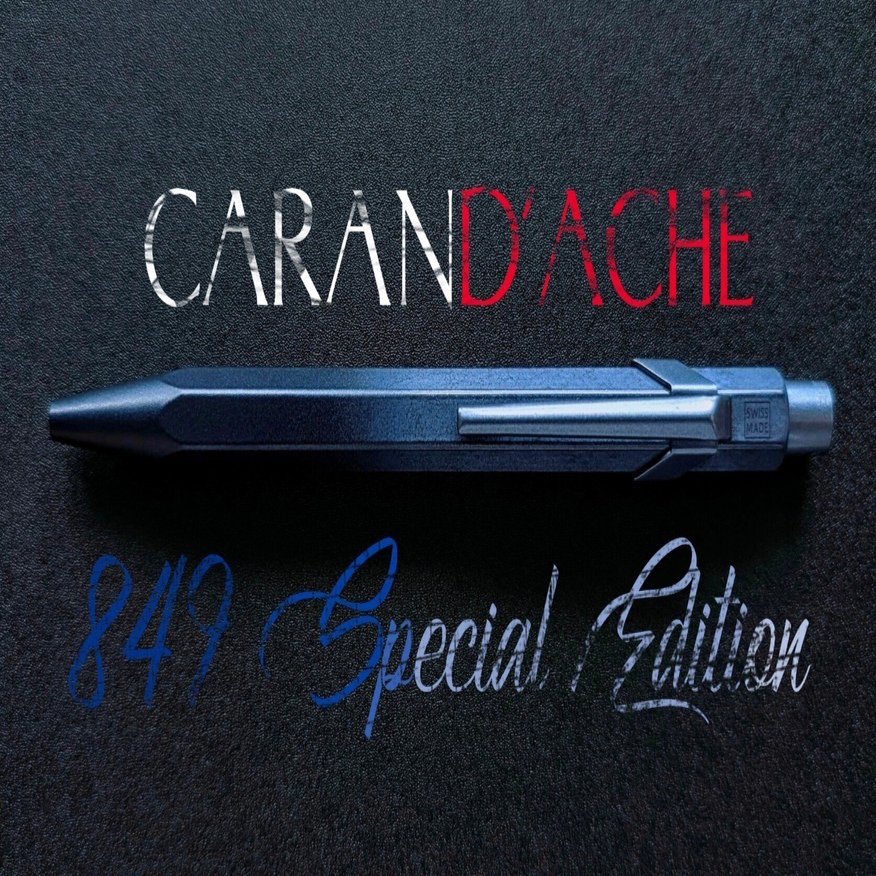 CARAND'ACHE Cosmic Blue 849 Blue|正直レビュー｜土で仮眠【文房具】