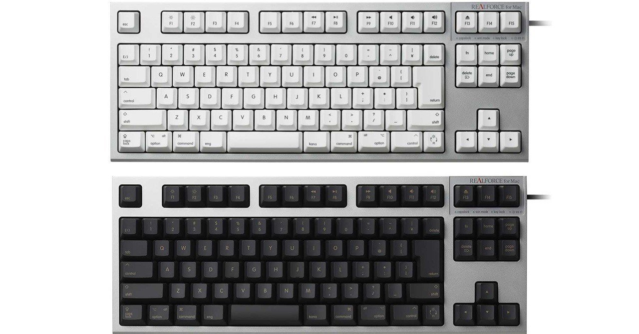 REALFORCE for Macのテンキーレスモデルが遂にきた｜深水英一郎(ふかみ