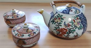 大明嘉靖年製 角鉢 古染付 青磁 鳥 松 竹 船 嘉靖帝（茶道の