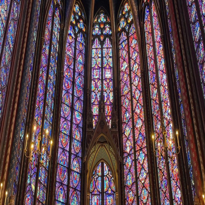 4007 外国切手コンゴ 1970年 ブラザヴィル大聖堂のステンドグラス 3種