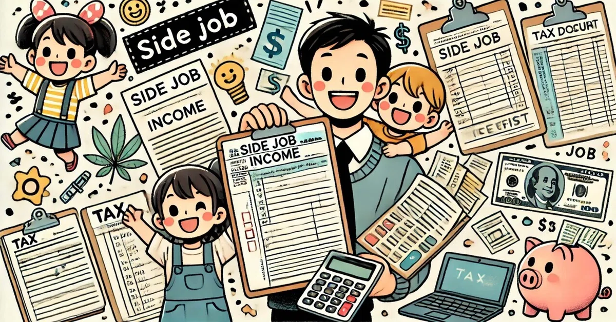 For Side Hustle Beginners! Basic Knowledge of Tax Returns｜はこパパ（けんしゅふ）