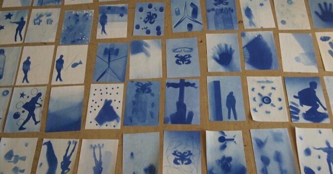 授業中に書いた絵画