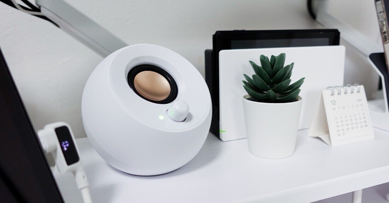 Creative Pebble ホワイトスピーカーを使った感想｜shunsuke〔駿介〕