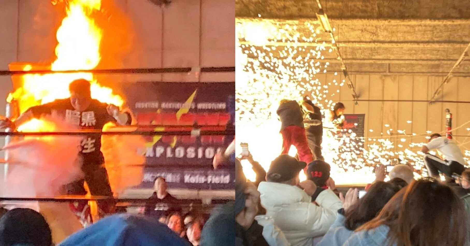人生初のプロレス観戦が、大仁田厚の電流爆破「ファイアー」🔥｜野猿
