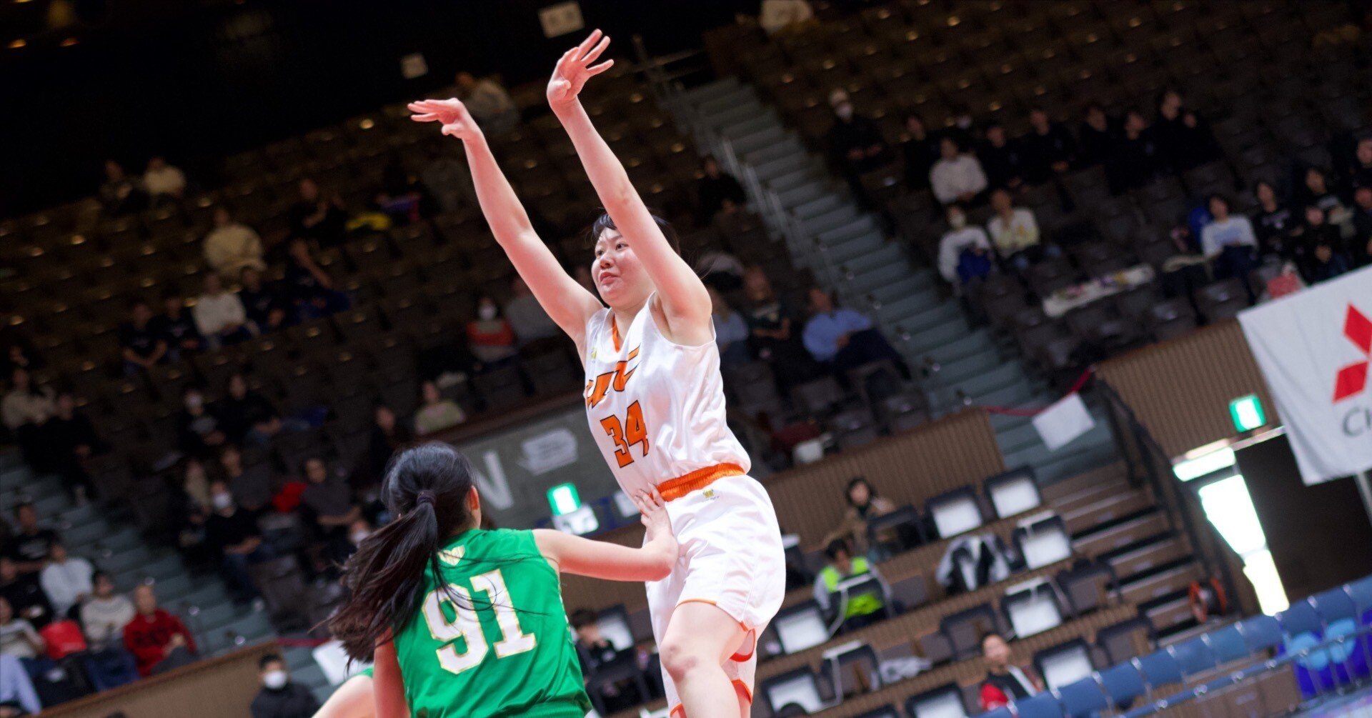 インカレバスケ2024 拓殖大学 北原 知佳 「努力の末に自信を持って