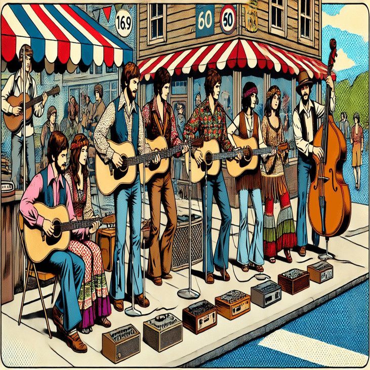 1970年代日本でフォークミュージックが流行った背景と影響を受けた海外