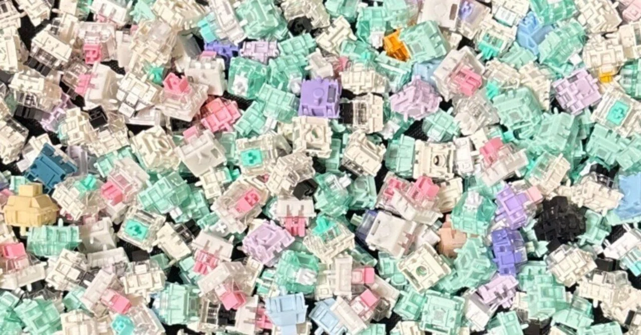 KS-20 Magnetic Switch | GATERON Gateron YMDK - Jade Orange 65個