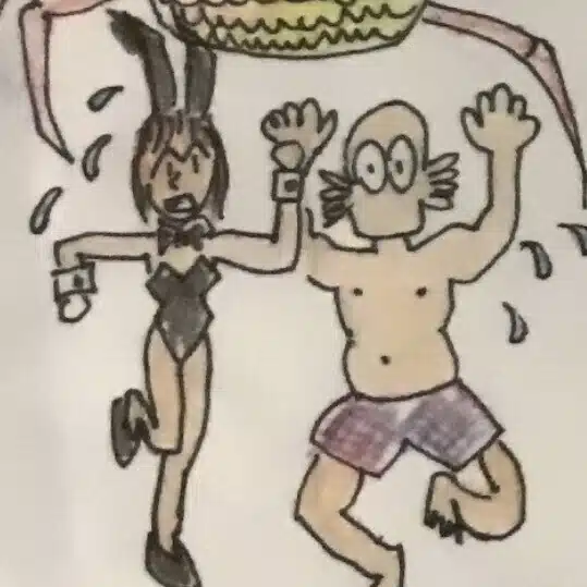禁断のニョロうさぎ