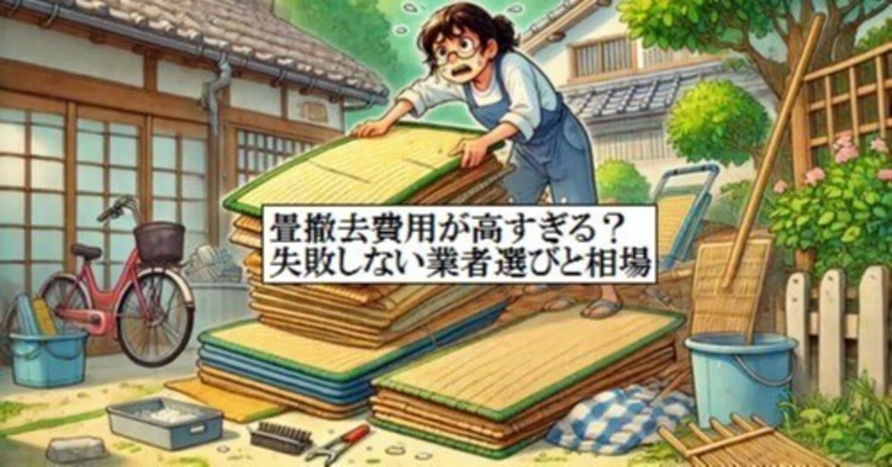 畳撤去費用が高すぎる？失敗しない業者選びと相場｜前田畳店@盛岡