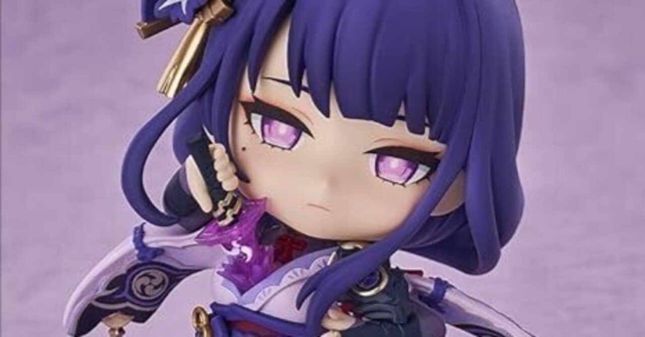 原神】雷電将軍のねんどろいど予約しました！届くの楽しみ。｜ヒトウレビト