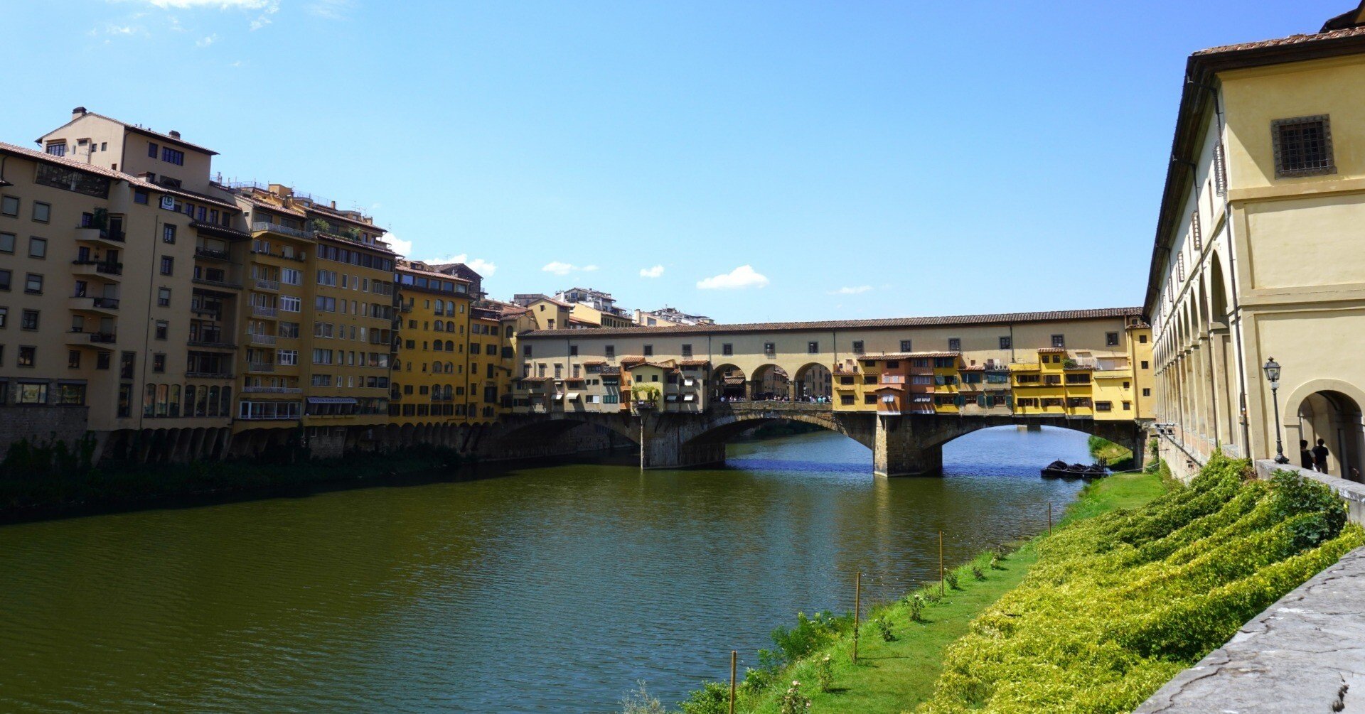 ヴェッキオ橋から ヴェッキオ橋へ ☆ 「ヴァザーリの回廊」修復後の一般公開再開・最新