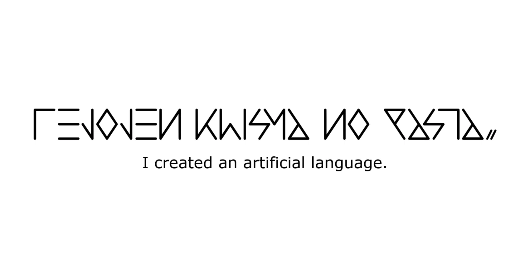 人工言語を作ってみたレポ その2｜₄ヘリウム