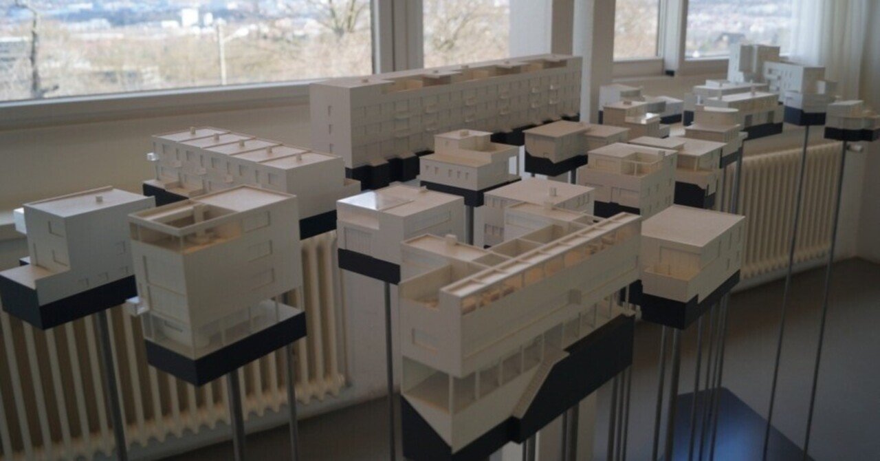 世界遺産 ル・コルビジェ設計ドイツ ヴァイセンホーフ住宅博物館の