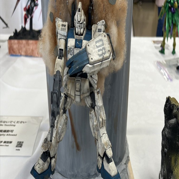 はじめてのウェザリング＆ジオラマ：MG 1/100 RX-79[G] ガンダムEz-8