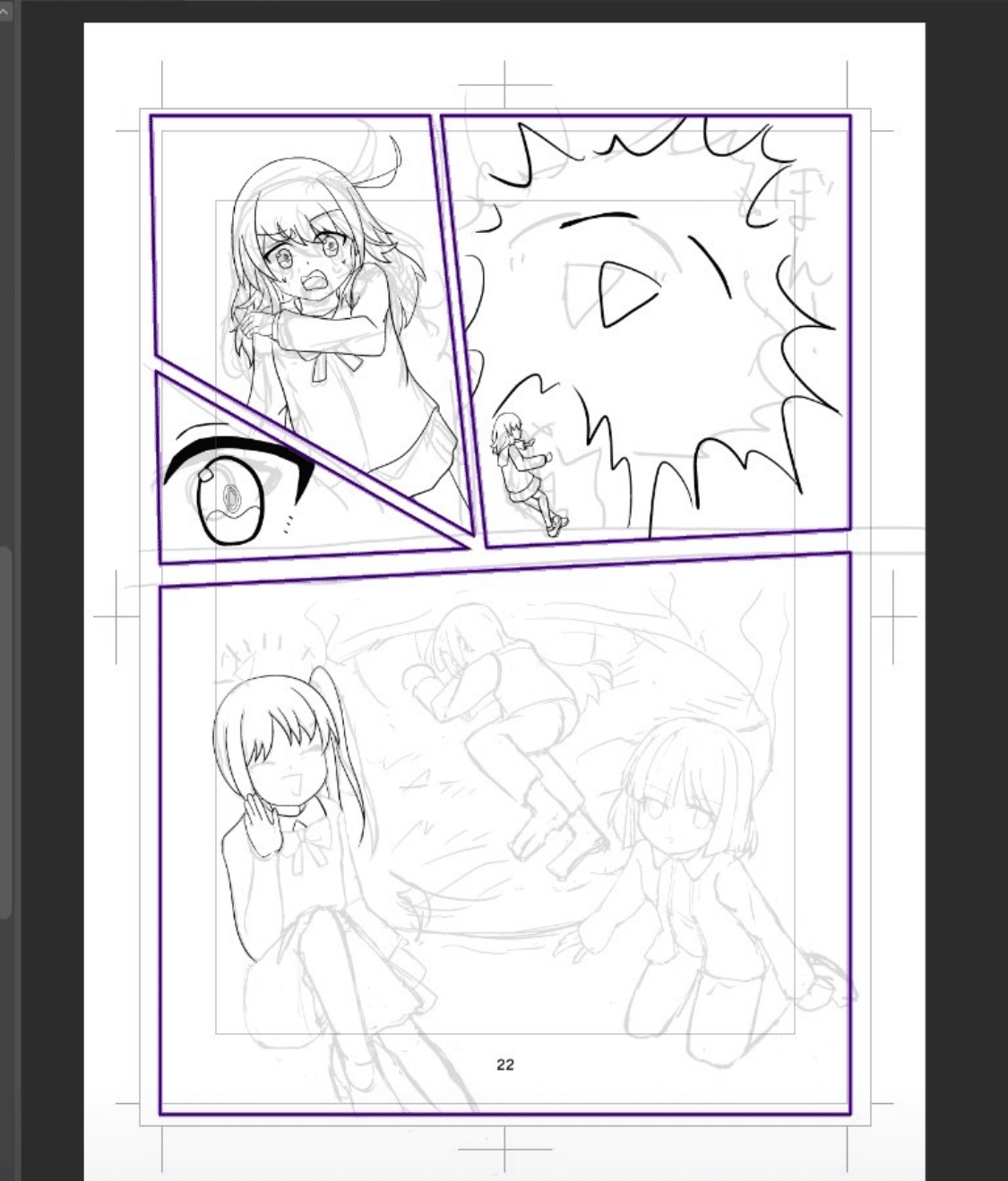 Tom and Jerry Sketch, image size:1125x1318