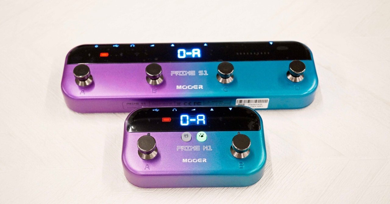 ギター MOORE Prime m1 超コンパクトなマルチエフェクター!Mooer Prime M1!|Lep