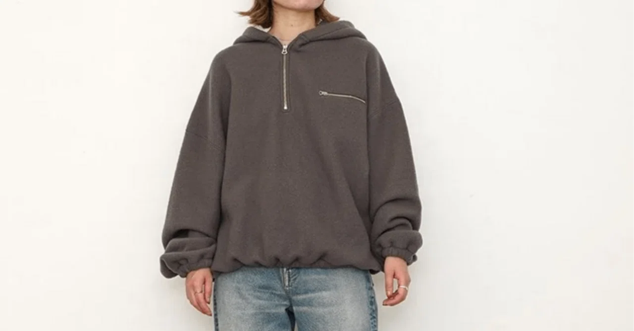 アンスクリア フリースパーカー Freece Hoodie 24AW アンスクリア フリースパーカー Freece Hoodie 24AW アンスクリア