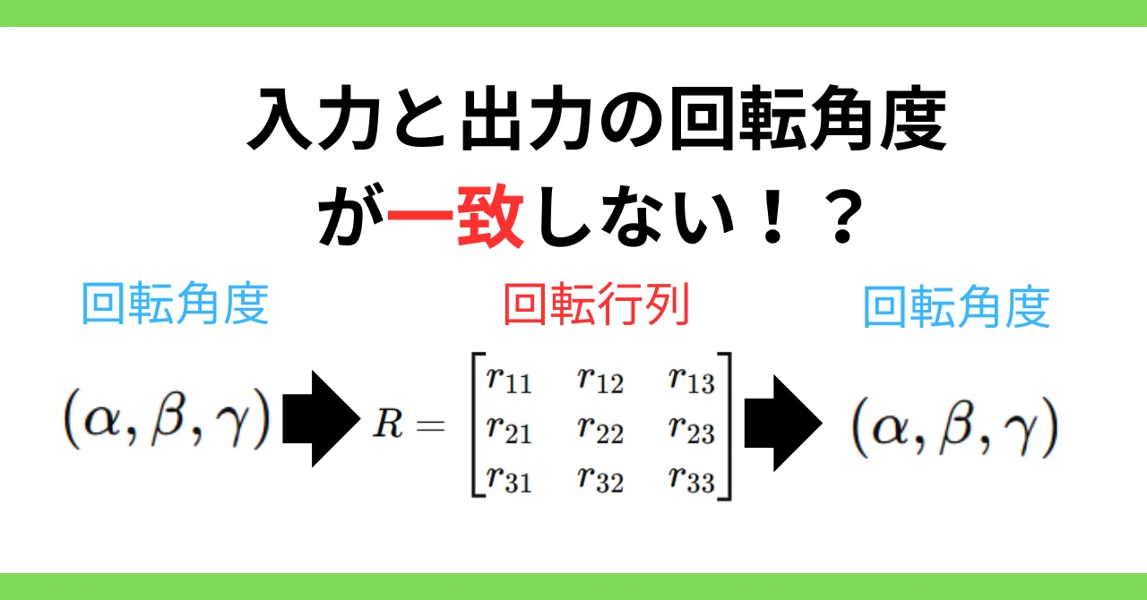 MATLABの回転行列の関数で入出力の前後で値が一致しない!?回転行列と固定角の変換【学習#1】|pal@地方メーカー