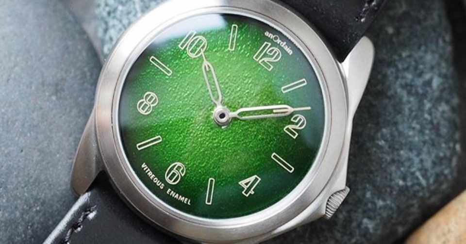 世界の超マイナー時計図鑑 No19 スコットランド Anordain 美しいエナメル文字盤 ひだかしんいち Note