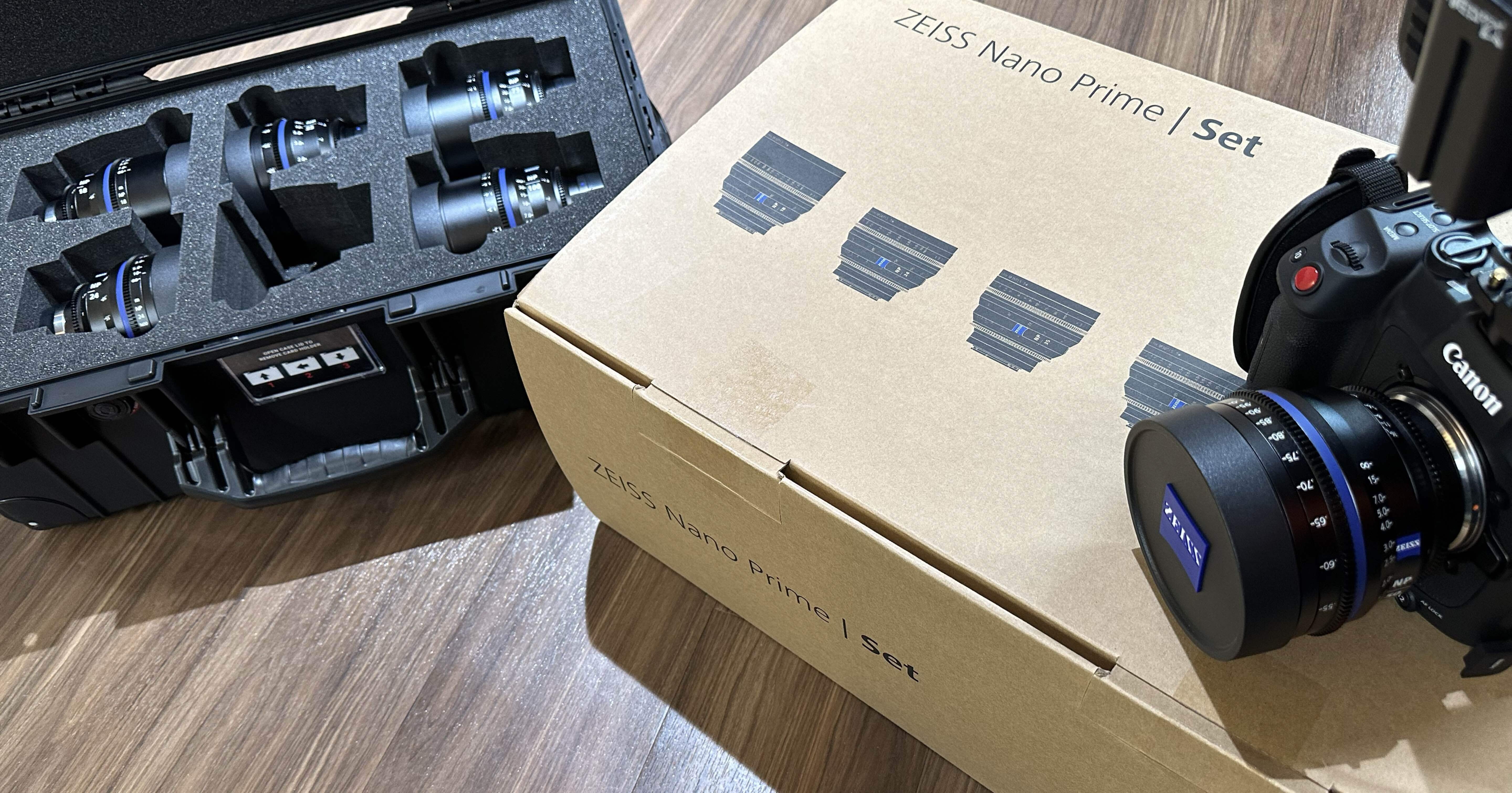 ZEISS Nano Prime シネマレンズを導入し、いきなりCanon C80に付けて