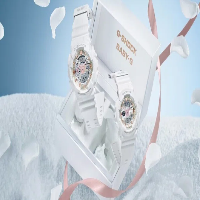 baby-G/限定/キャプテンサンタ/別注/コラボ/時計/ビンテージ/箱付/レア BABY-G” がハローキティ50周年を記念し1974年誕生当時をイメージした