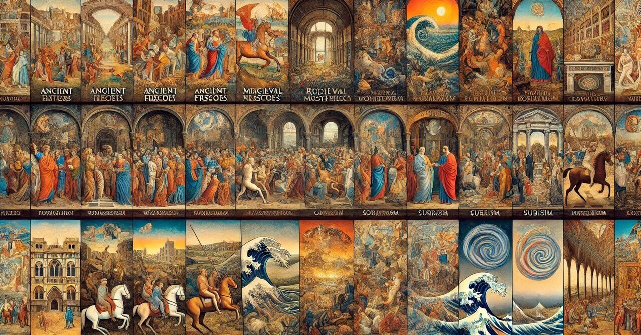 70名画で巡る西洋絵画の発展史(古代壁画から現代美術まで