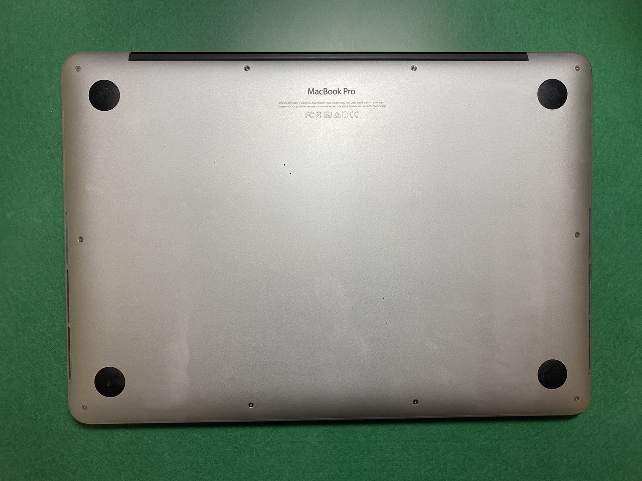 備忘録＆お役立ち》MacBook Pro (Retina, 13-inch, Early 2015) の内蔵